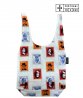 Imagem 0 - Saco Dobrável de Algodão - 37x36x10 cm - Tema Personalidades Portuguesas