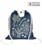 Imagem 0 - Saco Mochila Denim - 36x41 Cm - Tema Galo